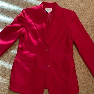 Chadwick’s red wool blazer